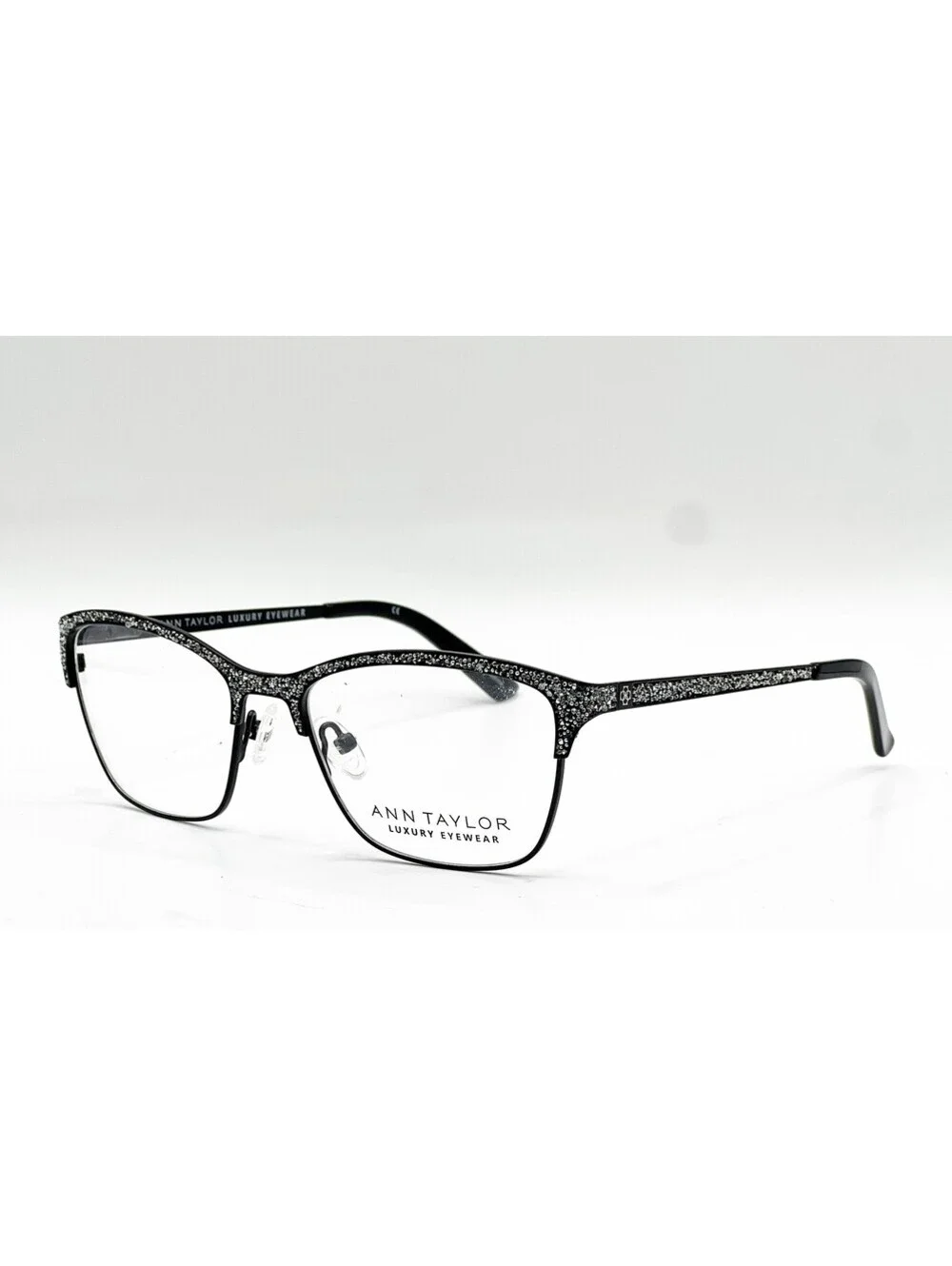Ann Taylor At002 C01 Matte Black Authentic Eyeglasses 52-16-135
